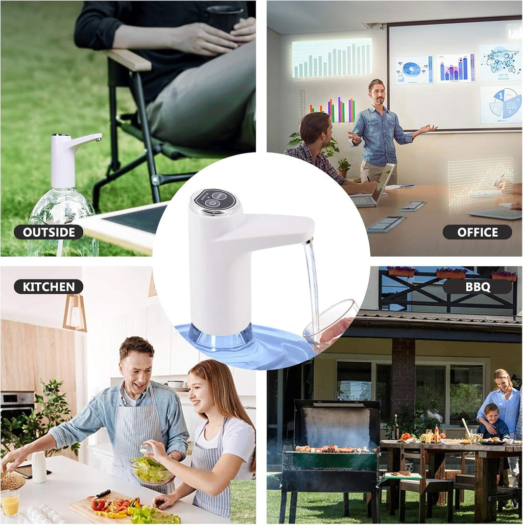 Touch Intelligent Electric Water Pump – Rechargeable Automatic Dispenser For Bottled Water With One -Touch Operation