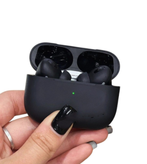 Black AirPods Pro 2 Wireless Bluetooth Earbuds With Charging Case