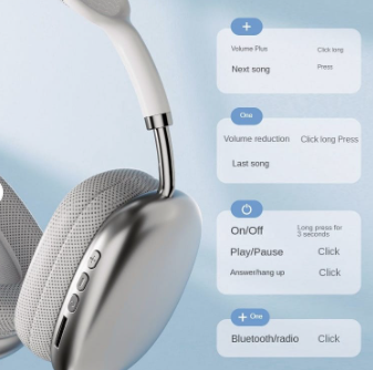 P9 Wireless Bluetooth Headphones with Noise Cancelling and Stereo Sound – Withbox (Random Color)